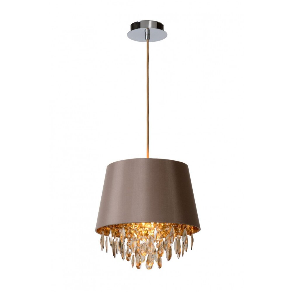 Lucide DOLTI Pendellampa Brun, 1-ljuskällor main product photo