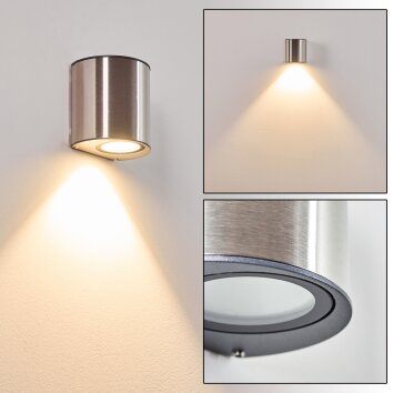 Vano vägglampa utomhus, Vägglampa LED Rostfritt stål, 1-ljuskällor