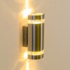 Maturin vägglampa utomhus, Vägglampa Rostfritt stål, 2-ljuskällor