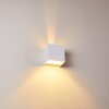 Badajoz Up & Down Lampa, Vägglampa Vit, 1-ljuskällor
