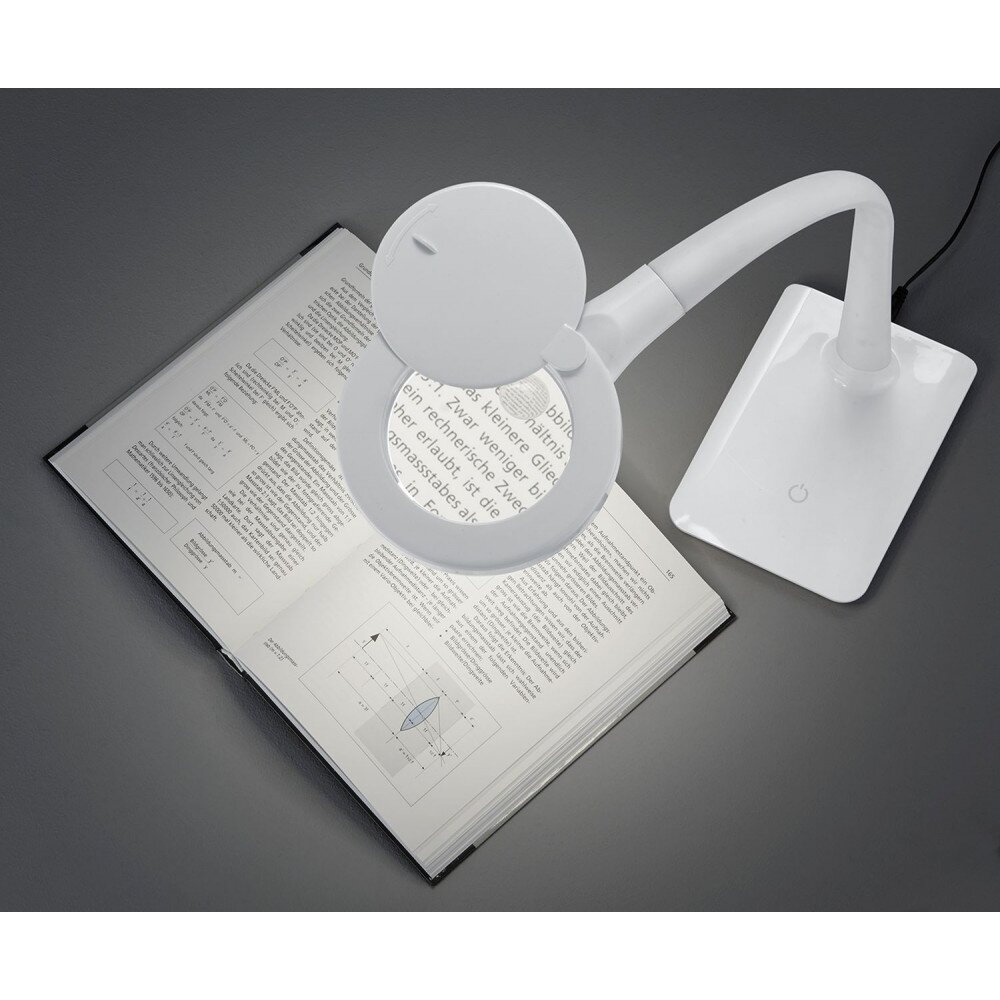 Trio LUPO Bordslampa LED Vit, 1-ljuskällor main product photo