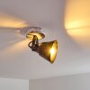 Berkeley Taklampa, Takstrålkastare Trä ljus, Svart, Svart-guld, 1-ljuskällor