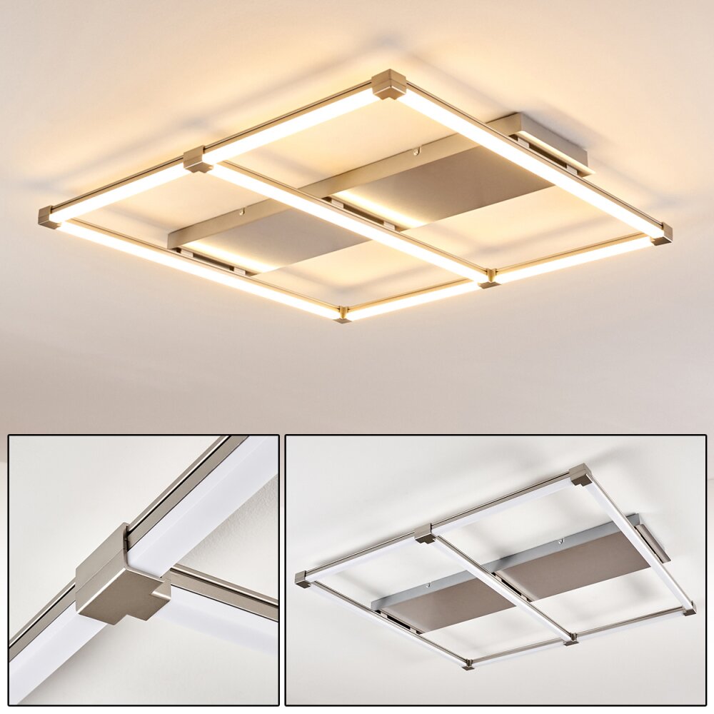 Beken Taklampa LED Nickel matt, 1-ljuskällor main product photo