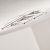Beken Taklampa LED Nickel matt, 1-ljuskällor