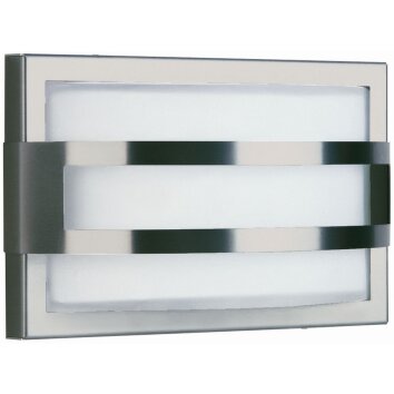 Albert Lampor 6180 Utomhusbelysning, vägglampa utomhus Rostfritt stål, 1-ljuskällor