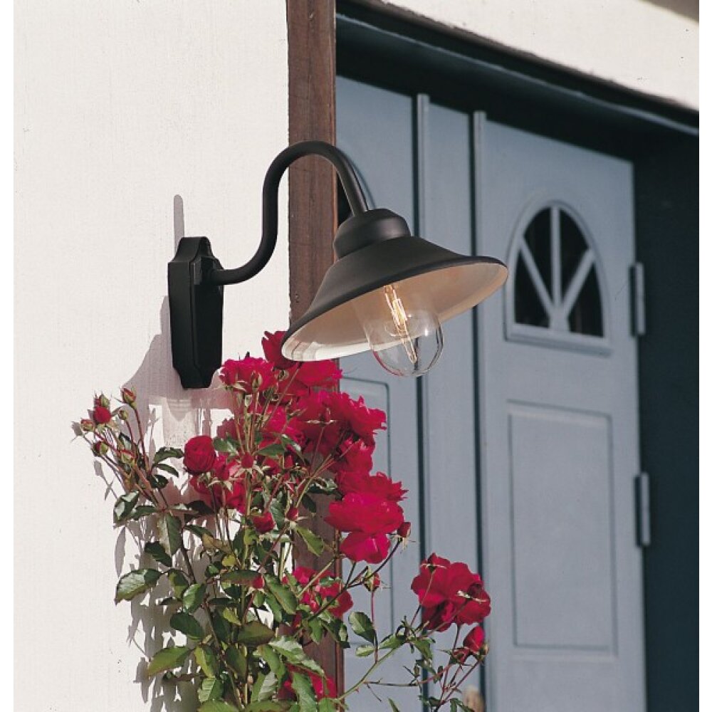 Konstsmide Lampor Vega Vägglampa Svart, 1-ljuskällor main product photo