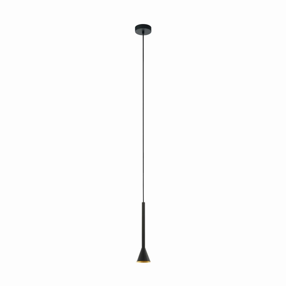 Eglo CORTADERAS Pendellampa Guld, Svart, 1-ljuskällor main product photo
