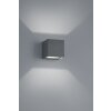 Trio Lampor ADAJA vägglampa utomhus, Vägglampa LED Antracit, 2-ljuskällor