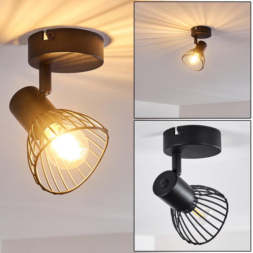 Holbol Taklampa, Takstrålkastare Svart, 1-ljuskällor main product photo