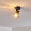 Holbol Taklampa, Takstrålkastare Svart, 1-ljuskällor