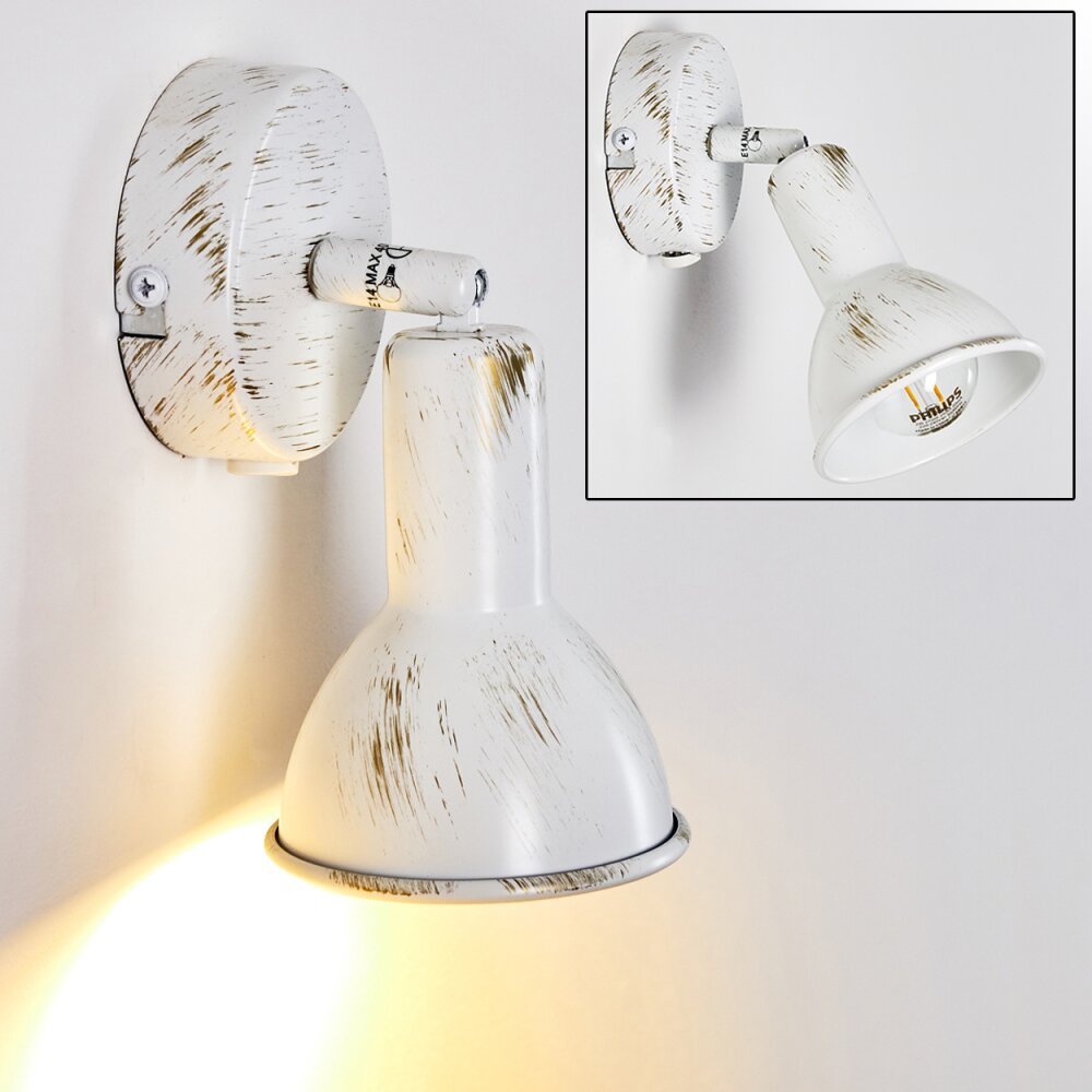 Polmak Vägglampa, Läslampa Guld, Vit, 1-ljuskällor main product photo