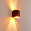 Laforsen Up & Down Lampa, Vägglampa Svart-guld, 1-ljuskällor