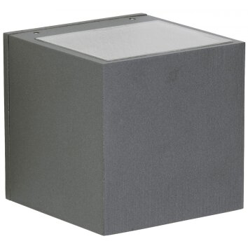 Albert Lampor 372 Utomhusbelysning, vägglampa utomhus LED Antracit, 2-ljuskällor