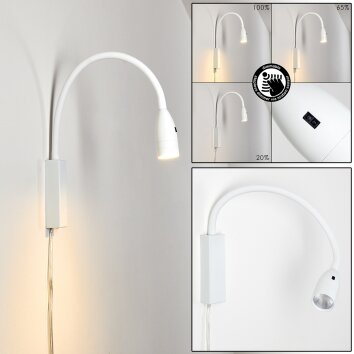 Alsea Vägglampa LED Vit, 1-ljuskällor, Rörelsedetektor
