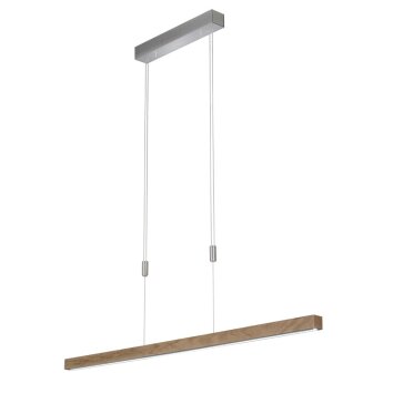 Honsel Lampor STAßBURG Pendelbelysning LED Nickel matt, 1-ljuskällor Honsel Lampor STAßBURG Pendelbelysning LED Nickel matt, 1-ljuskällor