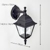 Murto vägglampa utomhus, Vägglampa Svart, 1-ljuskällor