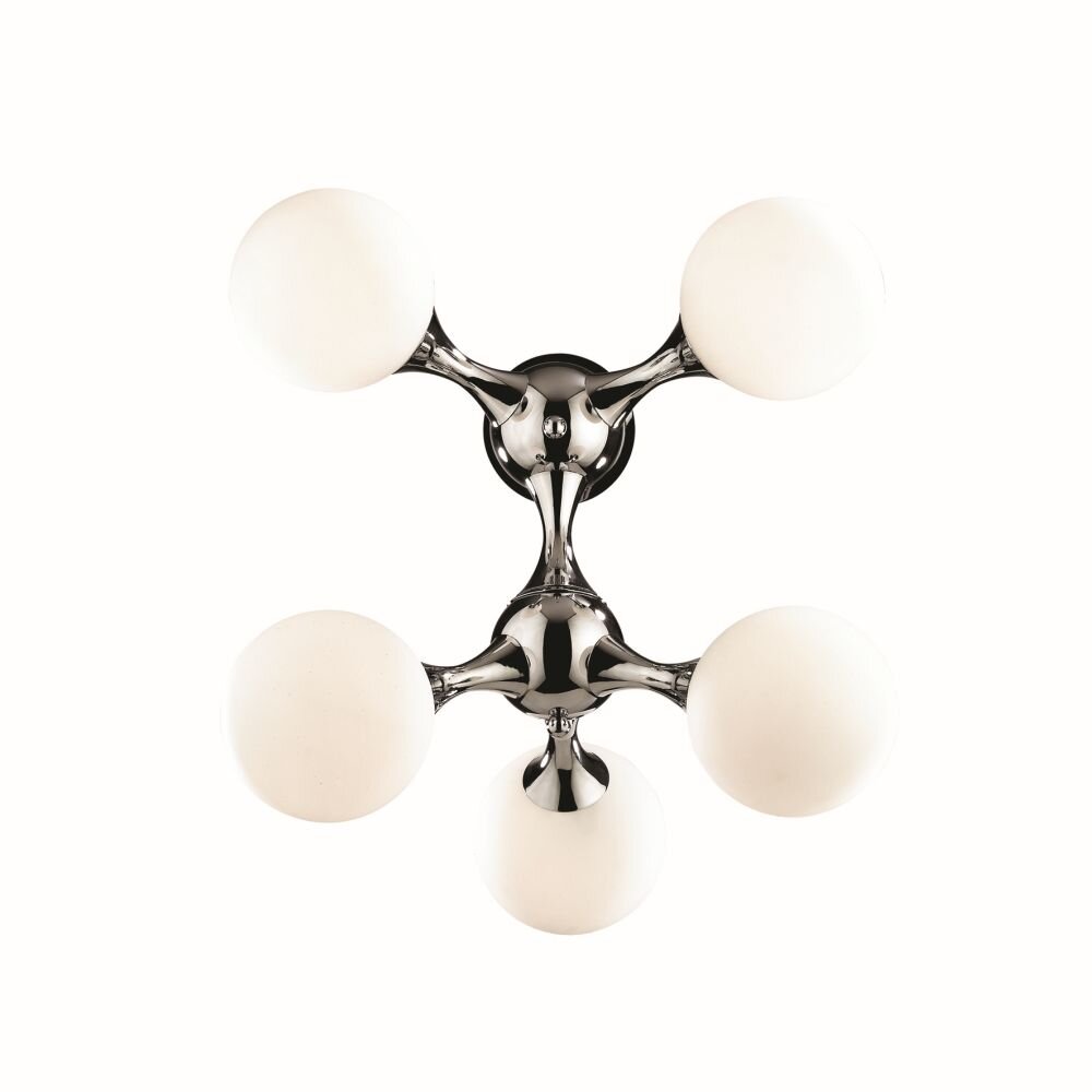 Ideallux NODI Taklampa Krom, 5-ljuskällor main product photo