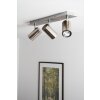 Trio Lampor MARLEY taklampa, Taklampa, Takstrålkastare Färg i rostfritt stål, Nickel matt, 3-ljuskällor