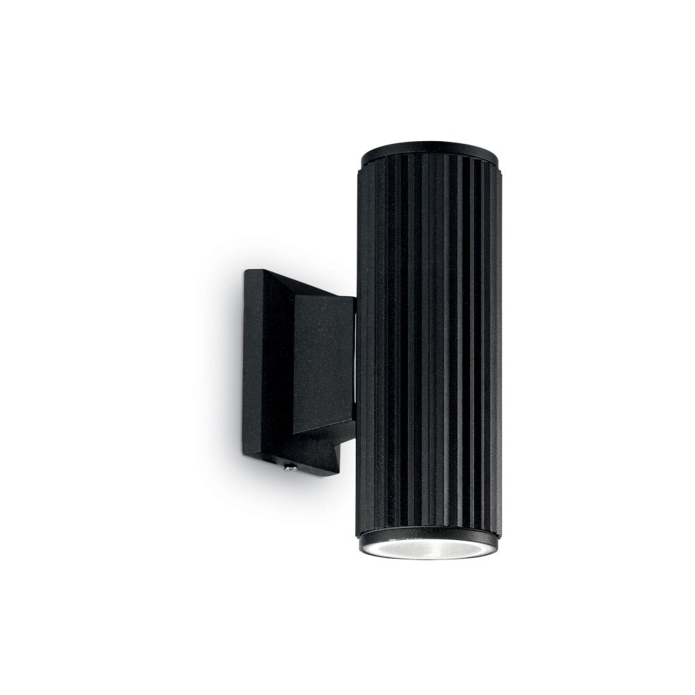 Ideallux BASE Vägglampa Svart, 2-ljuskällor main product photo