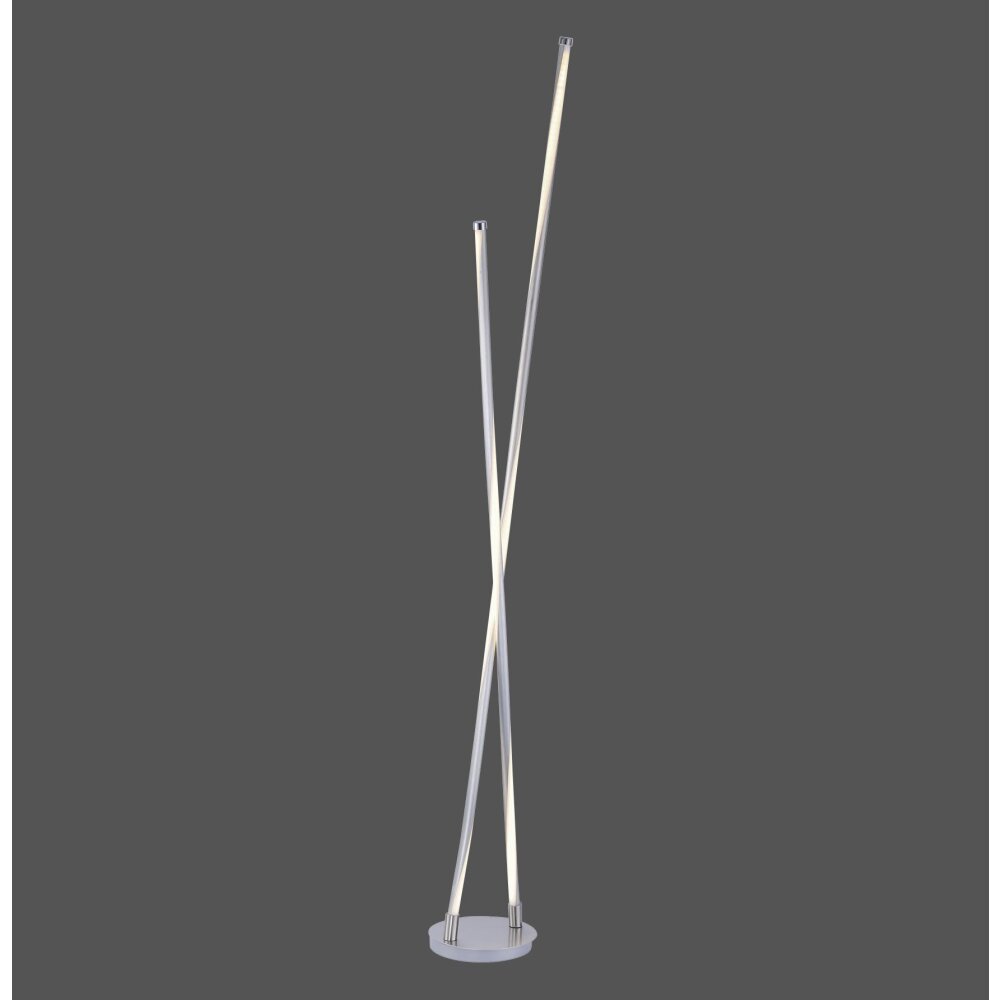 Leuchten Direkt MARLO Golvlampa LED Rostfritt stål, 2-ljuskällor main product photo
