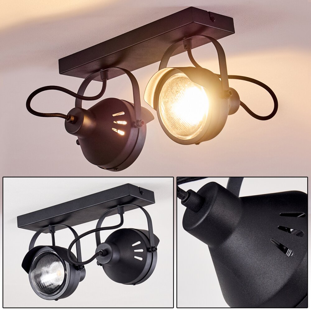 Rahway Taklampa, Takstrålkastare Svart, 2-ljuskällor main product photo