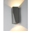 Trio Lampor TAY Vägglampa LED Antracit, 2-ljuskällor