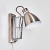 Stranderott Vägglampa, Läslampa Krom, Färg i rostfritt stål, 1-ljuskällor