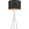 Globo CLARKE Golvlampa Nickel matt, 1-ljuskällor