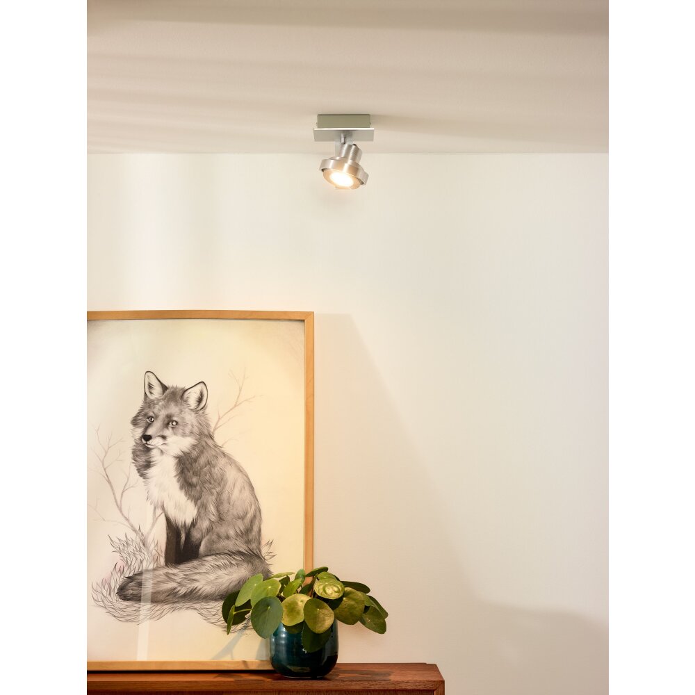 Lucide LANDA Taklampa, Takstrålkastare LED Krom, 1-ljuskällor main product photo