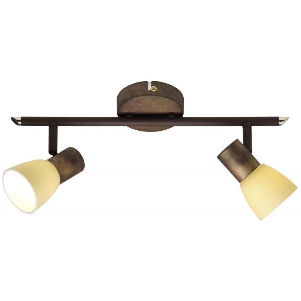 Brilliant Lampor Luca Taklampa, Takstrålkastare Kopparfärg, 2-ljuskällor main product photo