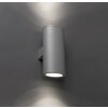Faro Barcelona Piston vägglampa utomhus Grått, 2-ljuskällor