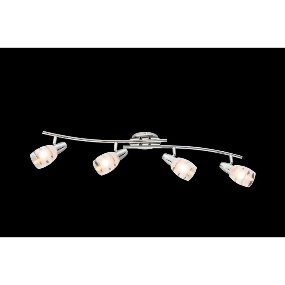 Globo ROY Taklampa, Takstrålkastare Krom, 4-ljuskällor main product photo