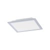 Leuchten Direkt FLAT Taklampa, Panel LED Silver, 1-ljuskällor, Fjärrkontroll