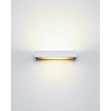 Serien Lighting HAL Vägglampa Silver, 1-ljuskällor