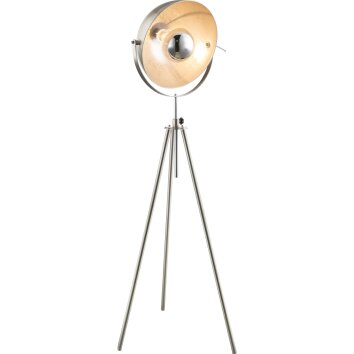 Globo NOSY Golvlampa Nickel matt, 1-ljuskällor
