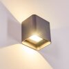 Vikom vägglampa utomhus, Vägglampa LED Antracit, 2-ljuskällor