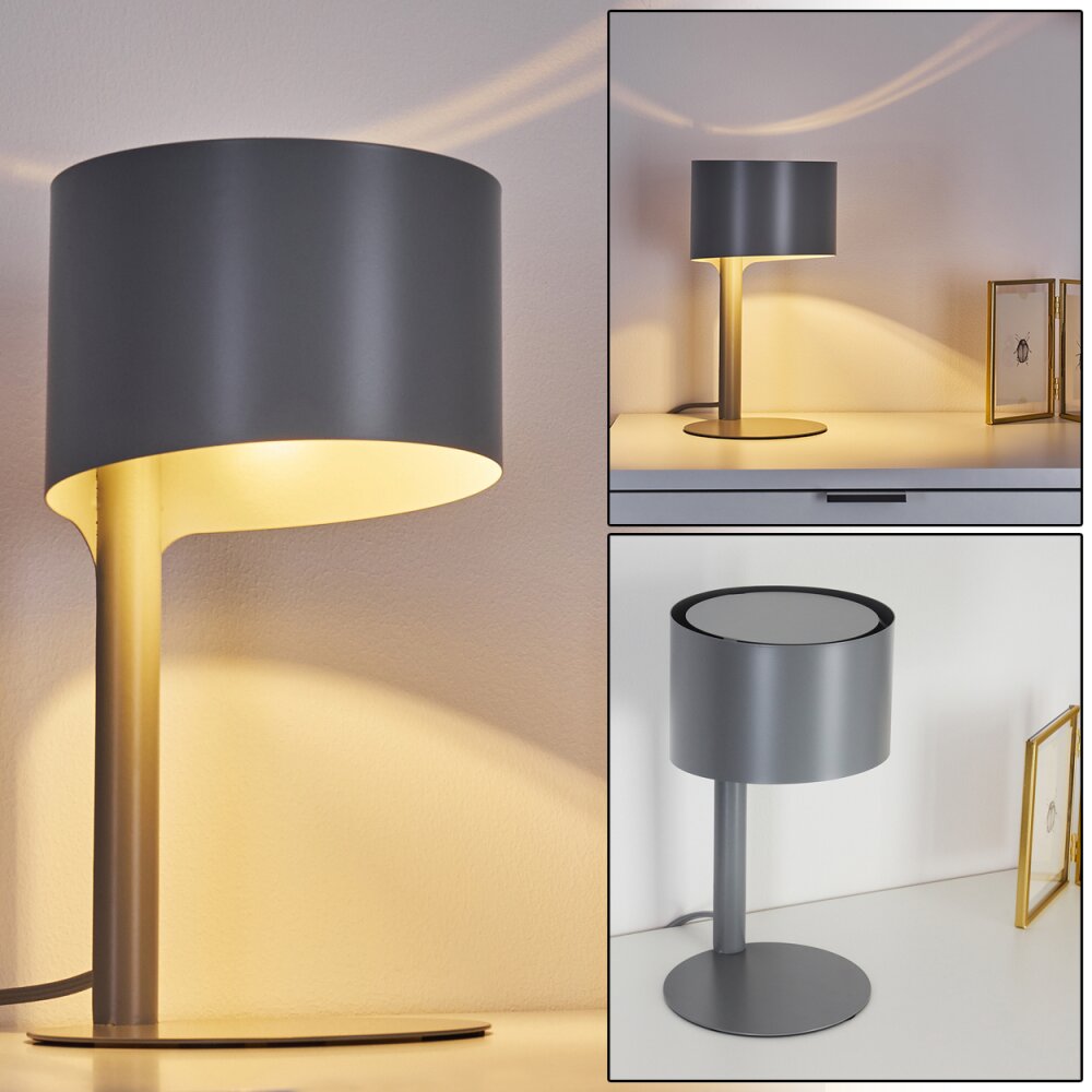 Launceston Bordslampa Grått, 1-ljuskällor main product photo