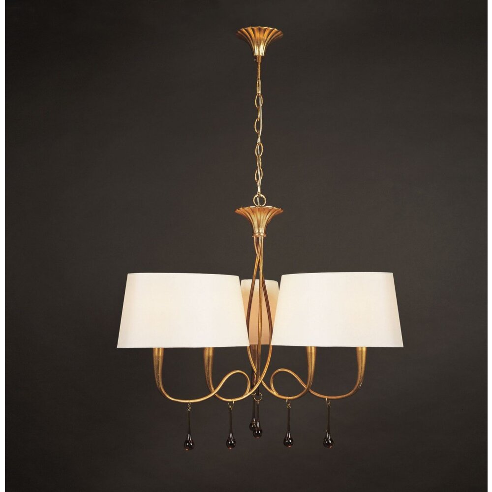 Mantra Paola Pendellampa Guld, 6-ljuskällor main product photo