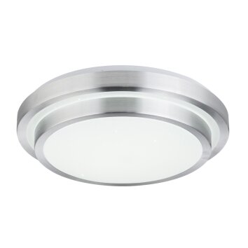 Globo INA Taklampa Glas, 2-ljuskällor, Fjärrkontroll, Färgväxlare