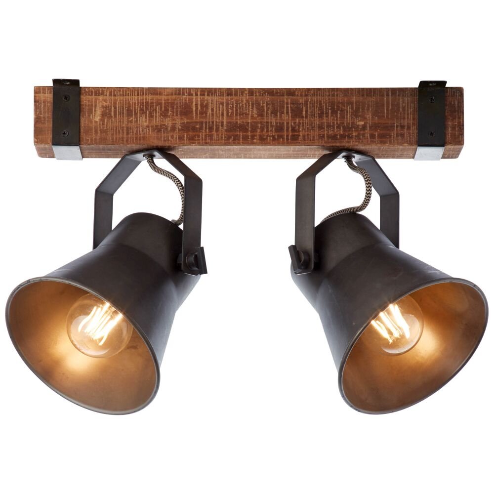 Brilliant Lampor Plow Taklampa, Takstrålkastare Svart, 2-ljuskällor main product photo
