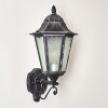 Lignac vägglampa utomhus, Vägglampa Svart, Silver, 1-ljuskällor