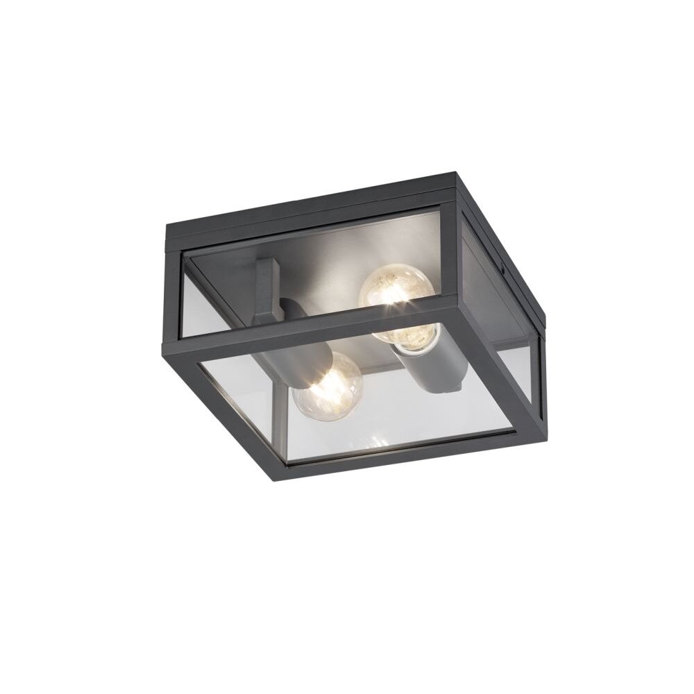 Trio Lampor GARONNE Taklampa Antracit, 2-ljuskällor main product photo