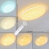 Oranki Taklampa LED Vit, 1-ljuskällor, Fjärrkontroll