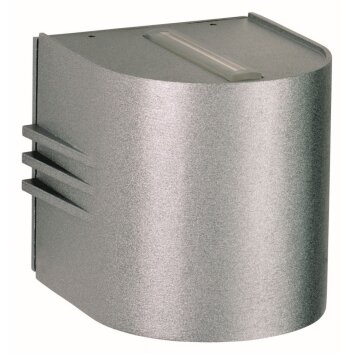 Albert Lampor 2307 Utomhusbelysning, vägglampa utomhus LED Silver, 2-ljuskällor