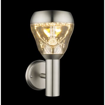 Globo MONTE Utomhusbelysning, vägglampa utomhus LED Klart, 1-ljuskällor