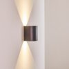 Vikom vägglampa utomhus, Vägglampa LED Antracit, 2-ljuskällor