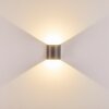 Vikom vägglampa utomhus, Vägglampa LED Antracit, 2-ljuskällor