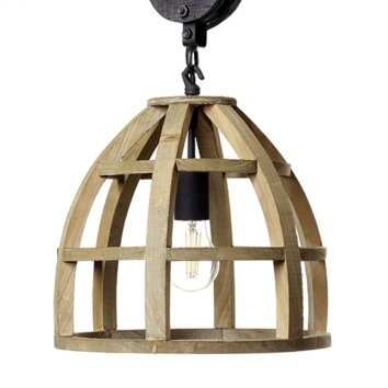 Brilliant Wood Pendelbelysning Svart, 1-ljuskällor