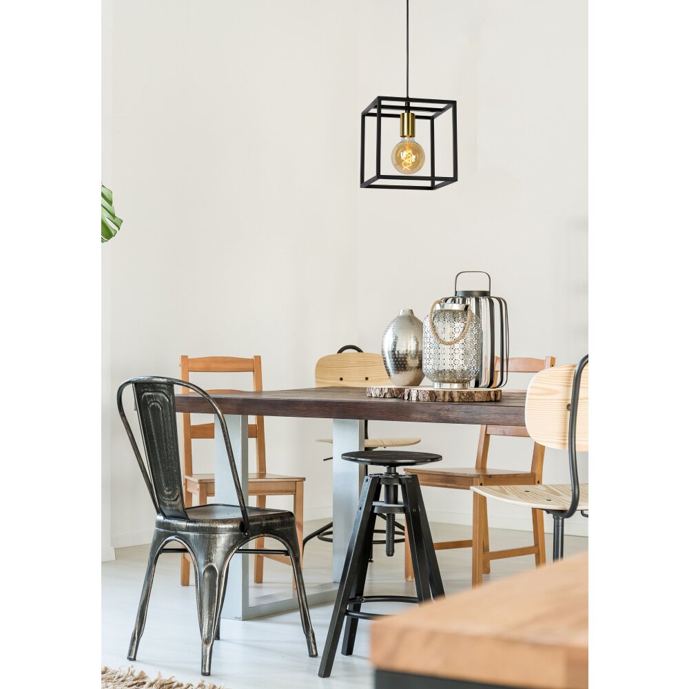 Lucide RUBEN Pendelbelysning Svart, 1-ljuskällor main product photo