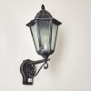 Lignac vägglampa utomhus, Vägglampa Svart, Silver, 1-ljuskällor